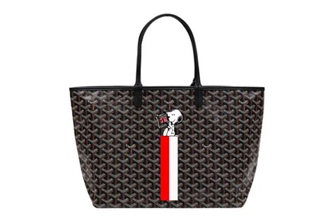 hypebeast x goyard|PEANUTS x Goyard Snoopy Tote Bag Release 2020 .